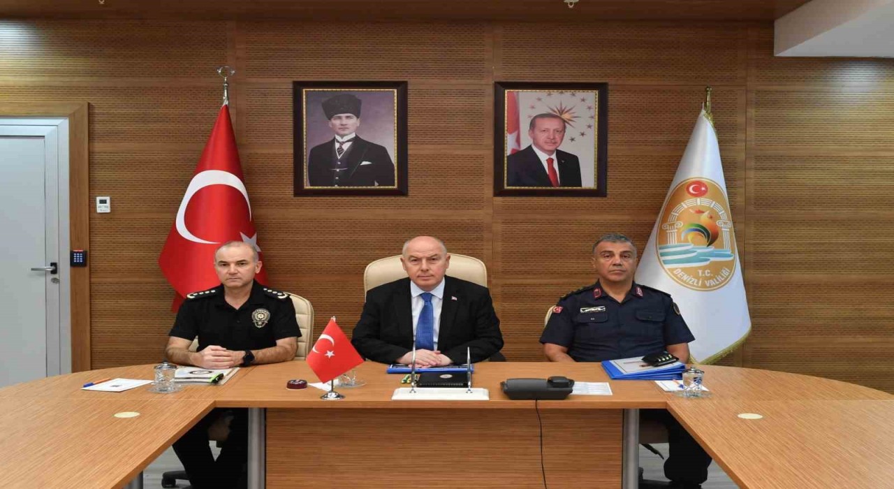 Vali Coşkun, Denizlide suç oranlarında geçen yıla göre düşüş olduğunu açıkladı