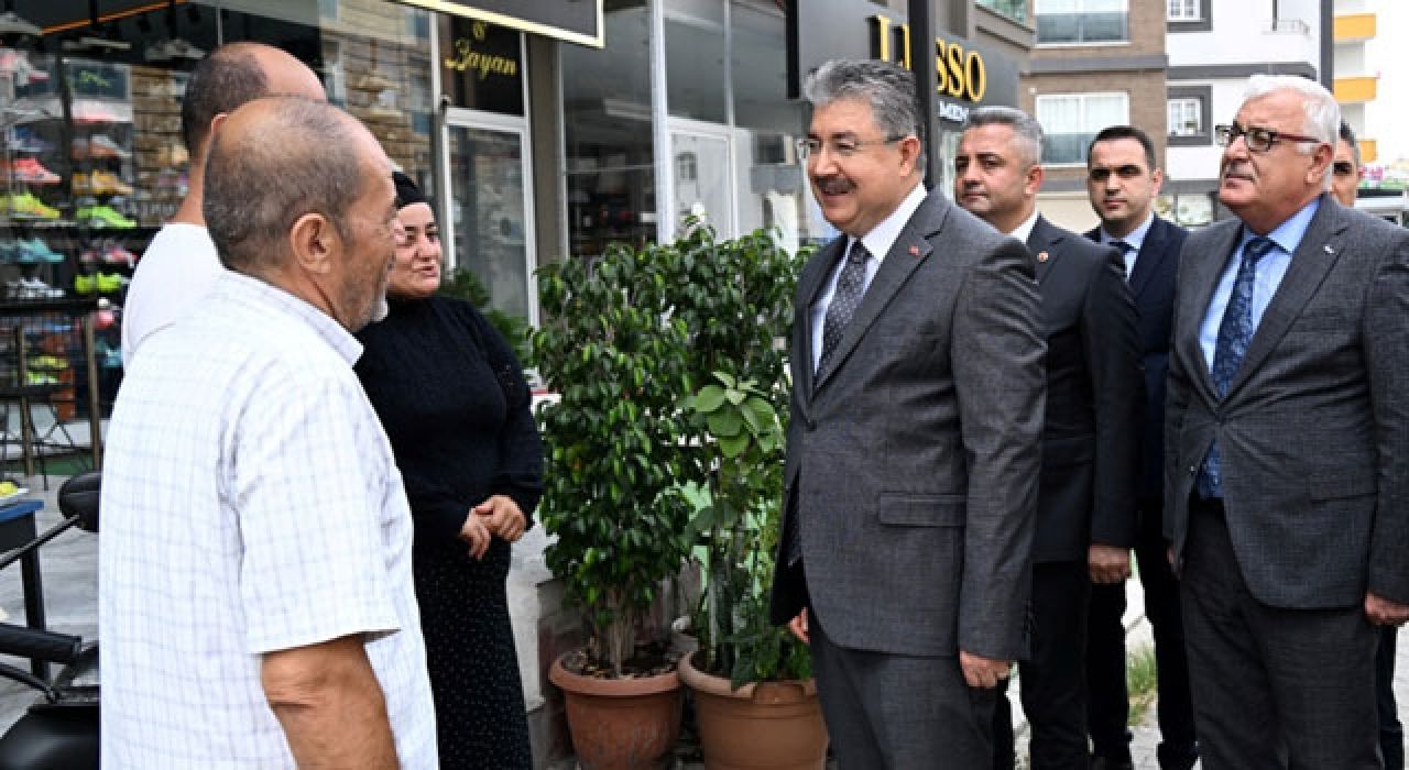 Vali Dr. Erdinç Yılmaz Esnaf Ziyaretinde Bulundu