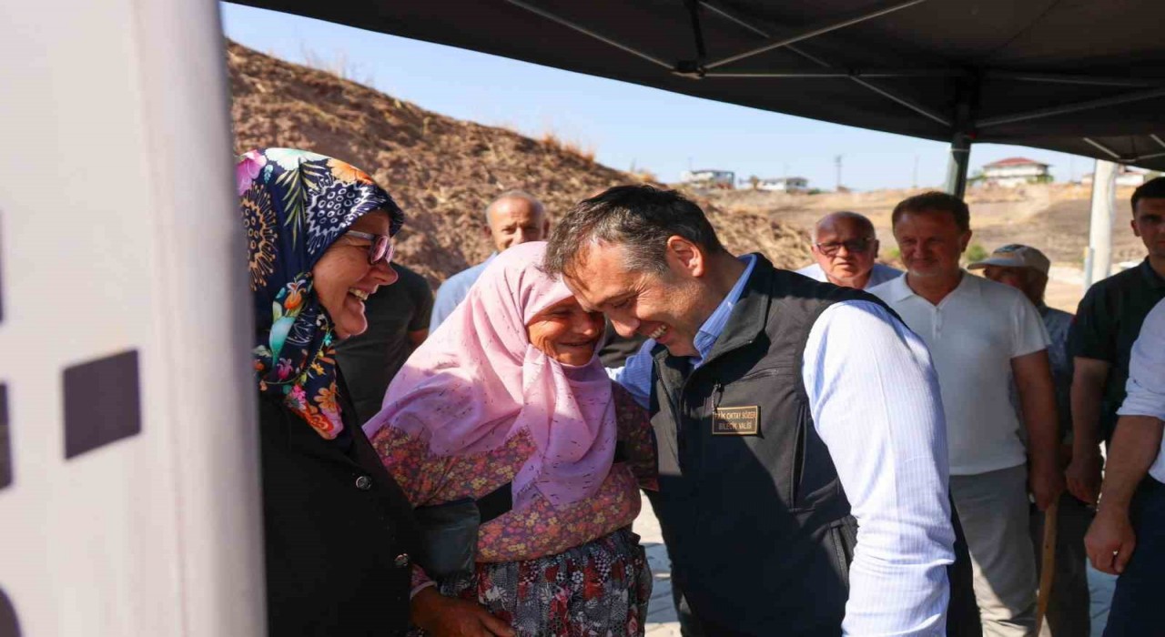 Vali Sözerden Kaşıkçı Mahallesine destek ziyareti