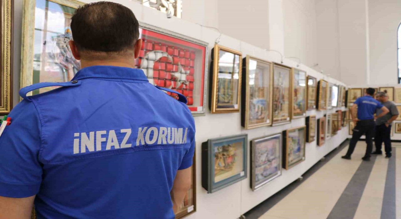 Vanda hükümlü ve tutuklulardan sergi