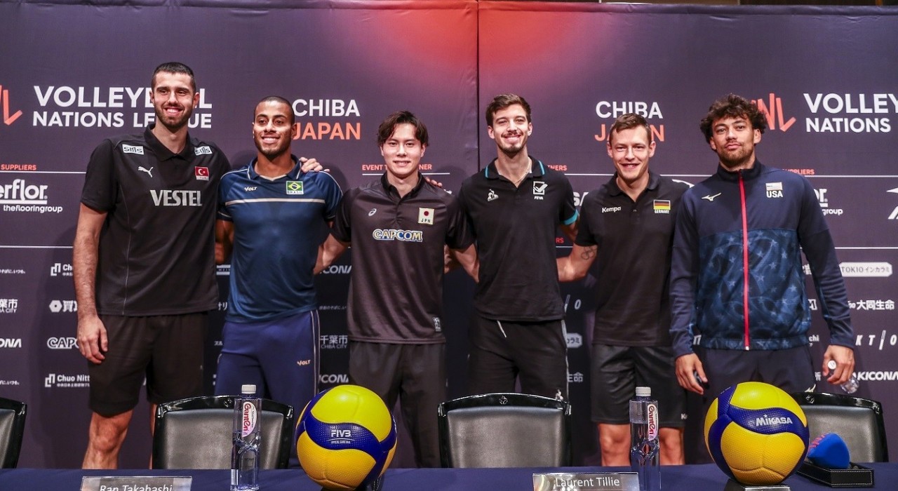 VNL Chiba etabının basın toplantısı yapıldı