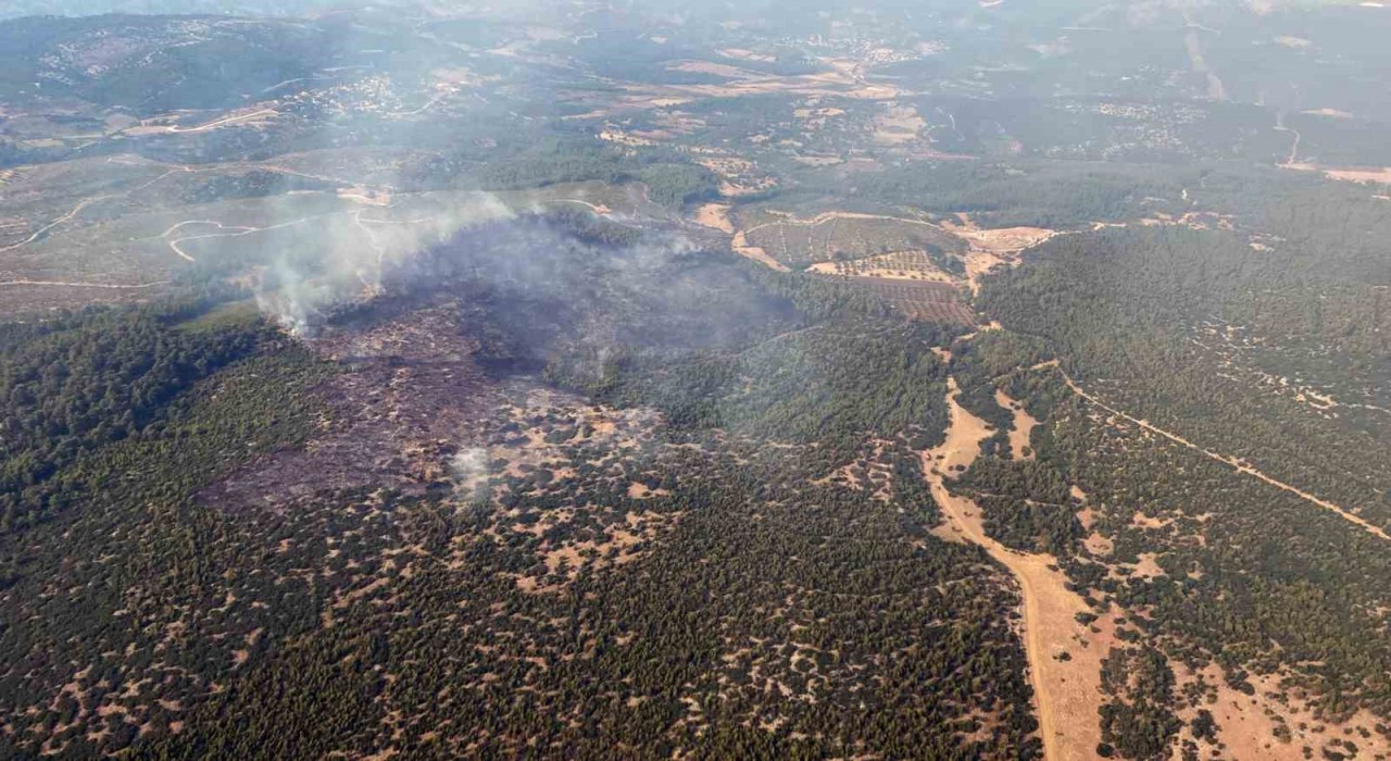 Yatağan yangını kontrol altında