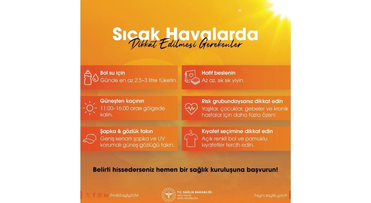 Yaz Sıcaklarında Sağlığınızı Korumanın 7 Altın Kuralı