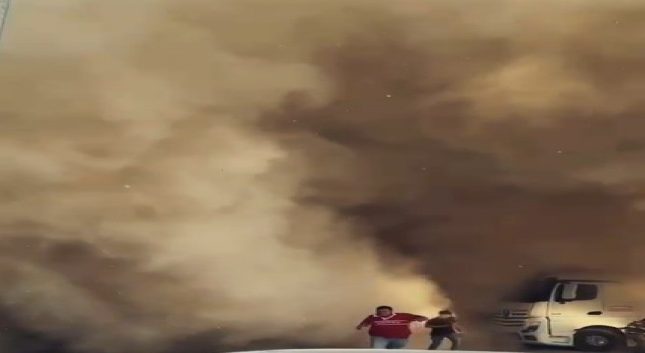 Yıkımda toz bulutu paniği