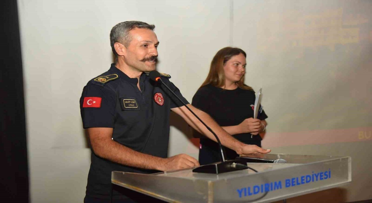 Yıldırım Belediyesinden yangın eğitimi