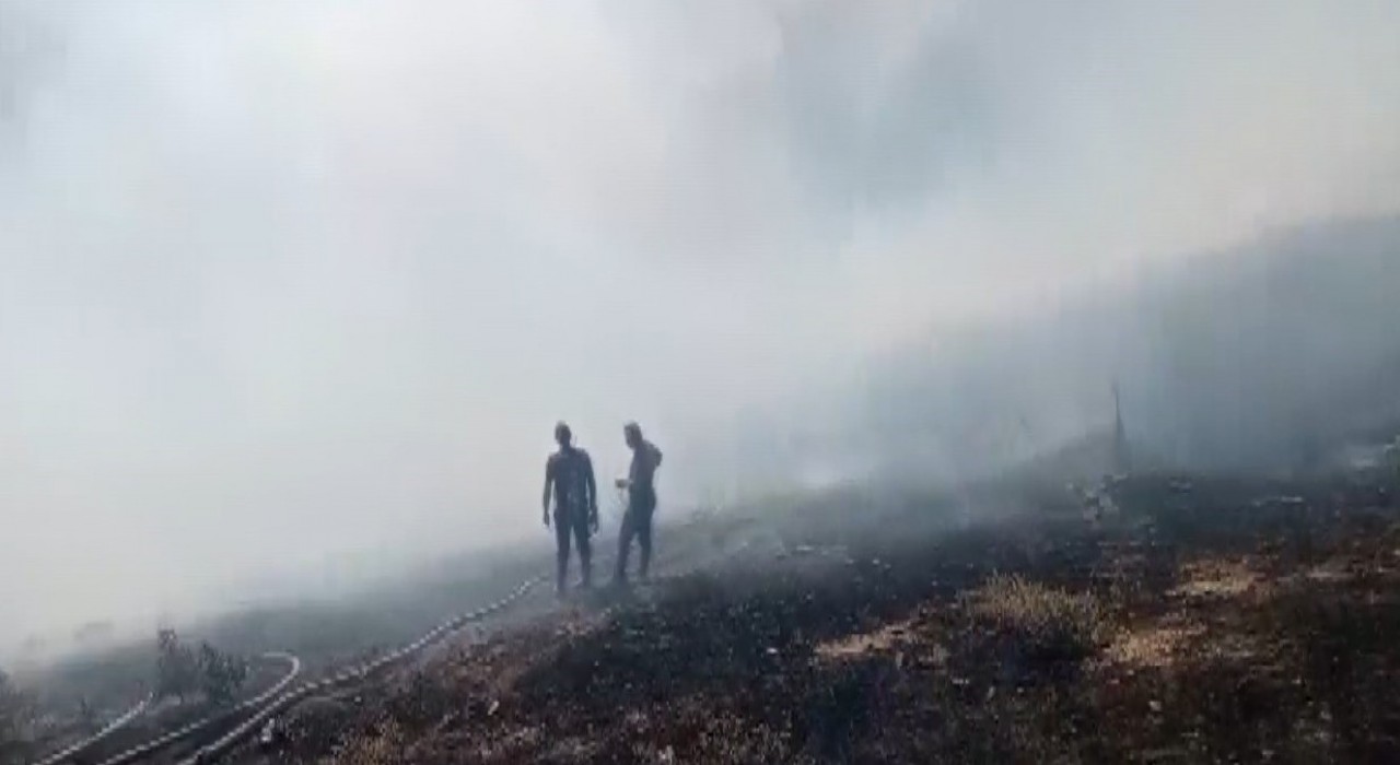 Yozgatta anız yangını paniğe neden oldu