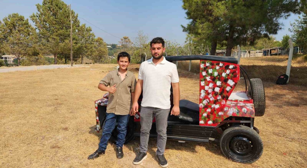 13 yaşında, güneş enerjisi ile çalışan arazi aracı yaptı