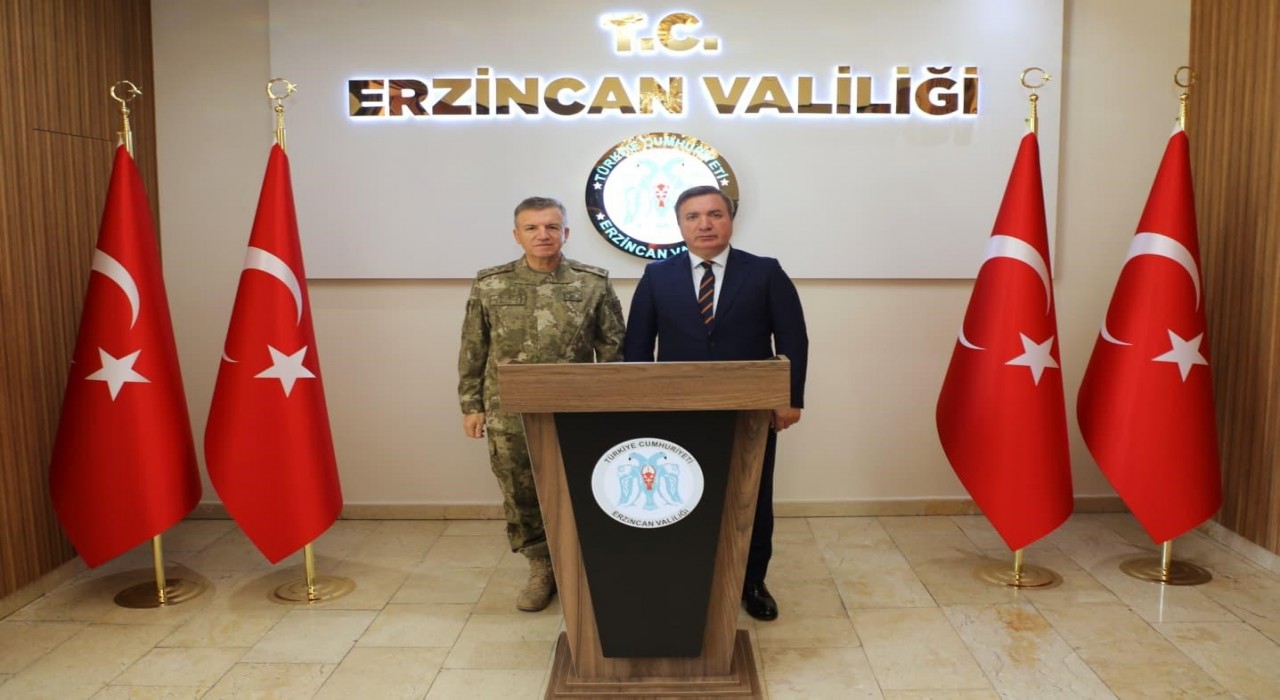 3üncü Ordu Komutanı Erzincanda göreve başladı