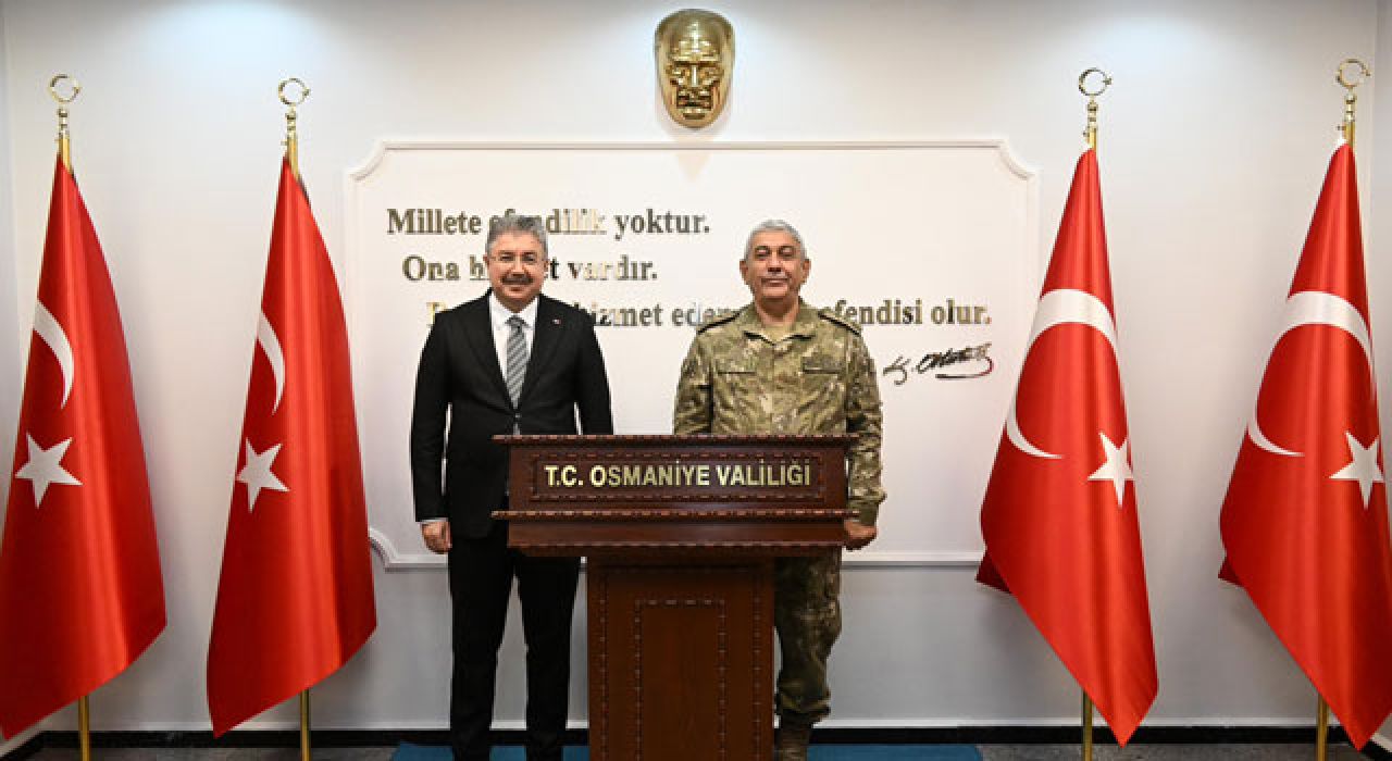 6. Kolordu Komutanı Kalın’dan Vali Yılmaz’a Ziyaret