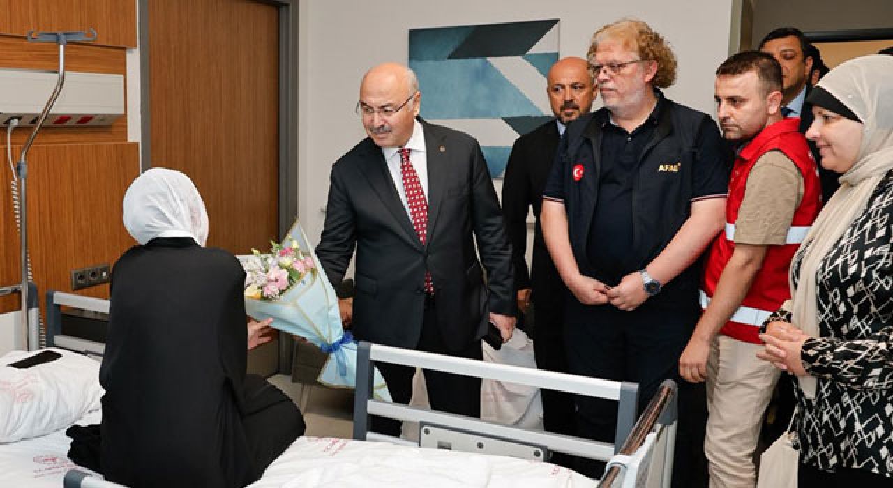 Adana Valisi Köşger’den Gazze’li Hastalara Ziyaret