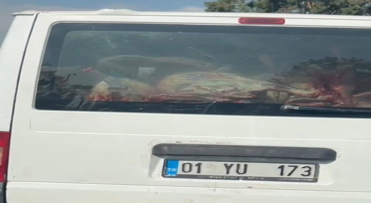 Adanada etler hijyen kurallarına aykırı taşındı