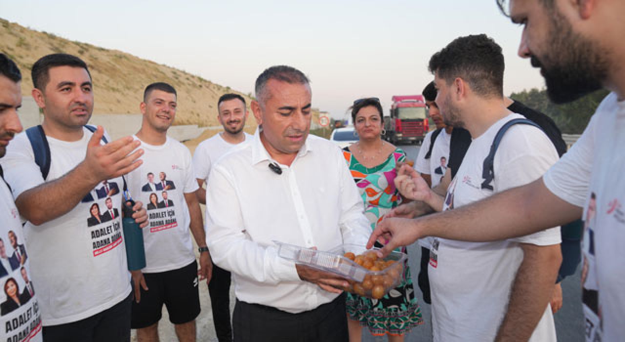 Adana’da “Özgürlük Yürüyüşü”ne Güngör Geçer’den Destek