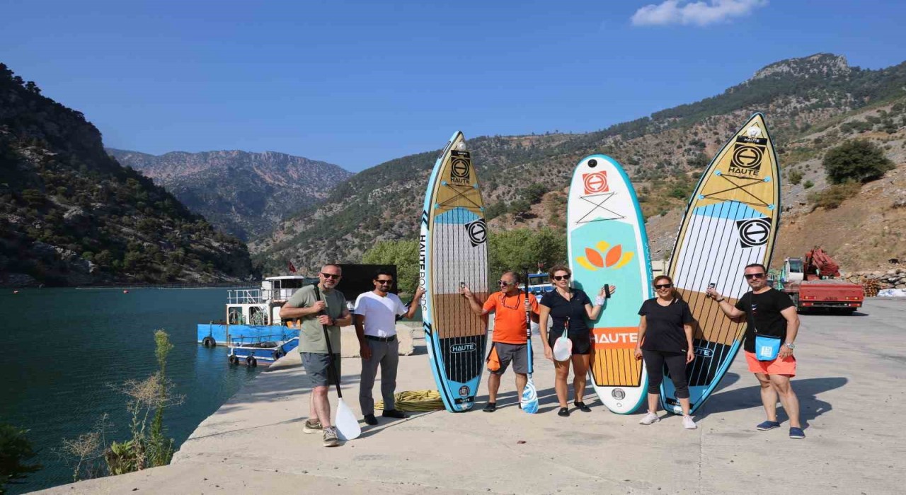Adanada paddle board heyecanı: Sporcuların keşfettiği vadinin yeni cazibe merkezi olması hedefleniyor