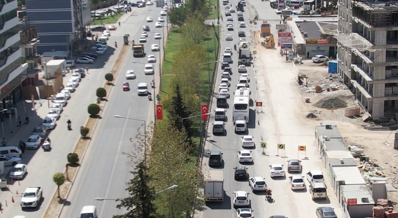 Adıyamanda trafik çilesi