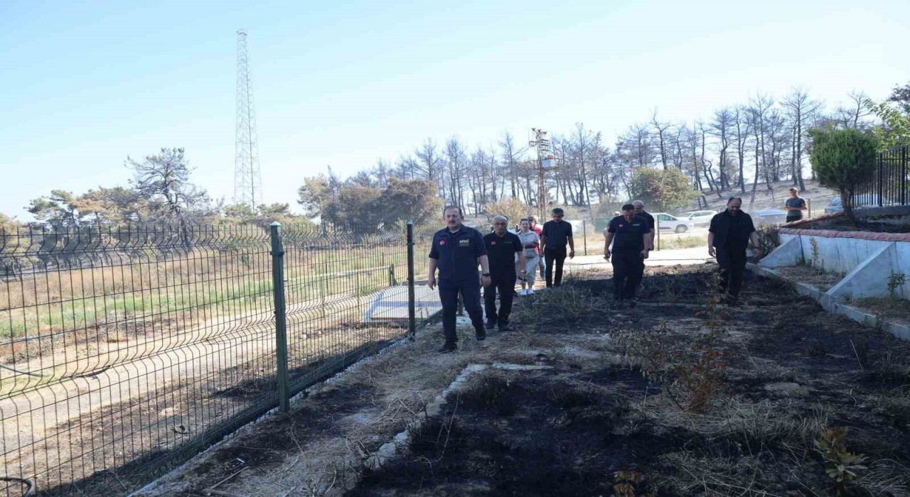 AFAD Başkanı Pehlivan, Çanakkalede incelemelerde bulundu