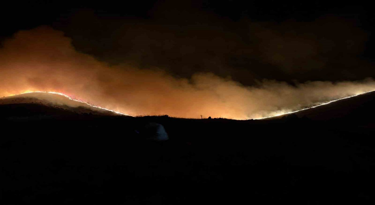 Afyonkarahisardaki orman yangınına müdahale sürüyor