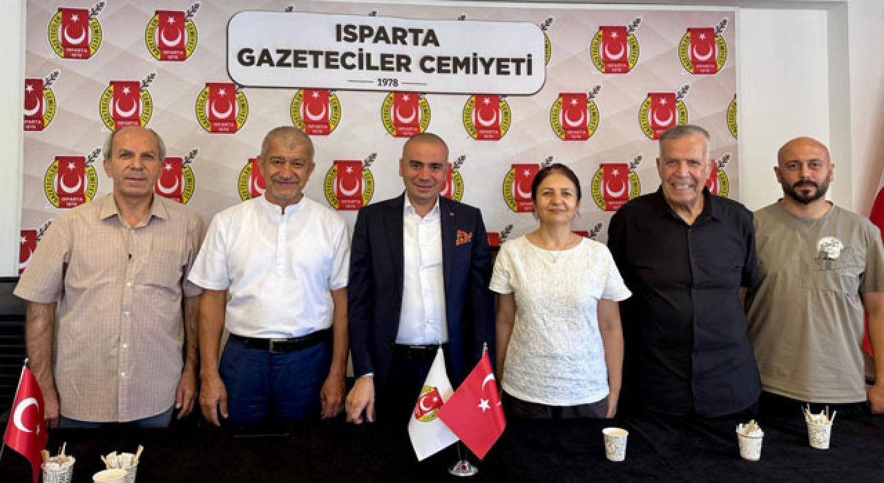 AGF Heyetinden Isparta Gazeteciler Cemiyeti’ne Ziyaret