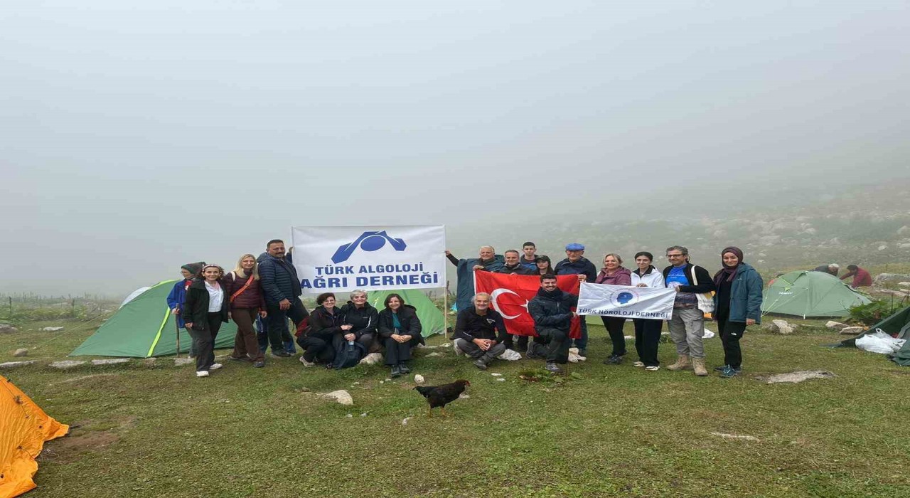 Ağrı tedavisinde farkındalık için zirveye yürüdüler
