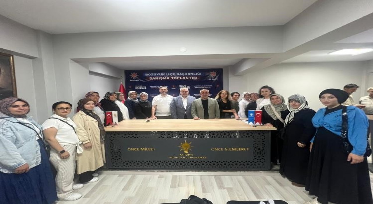 AK Parti heyeti Bozüyükte bir araya geldi