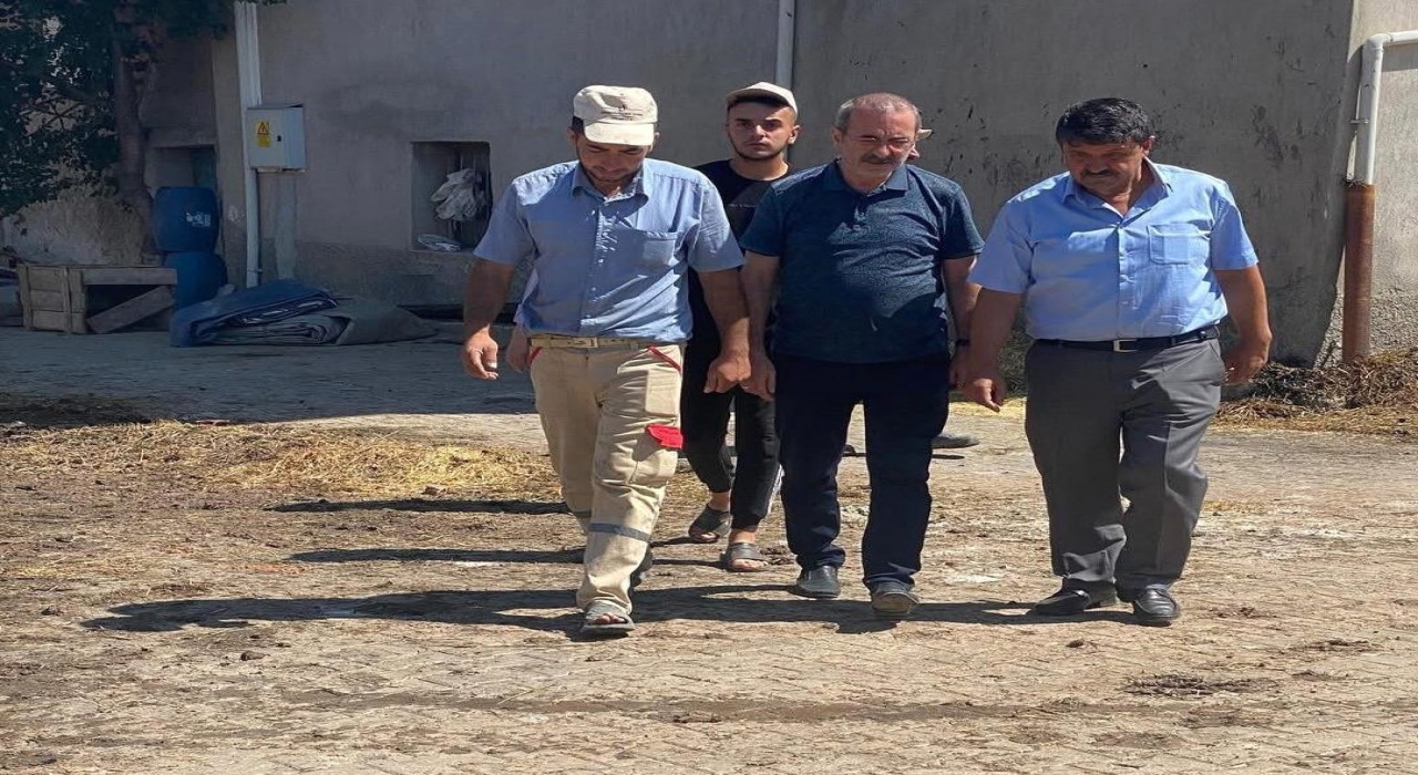 AK Partiden Karacaören köyündeki yangın mağdurlarına ziyaret