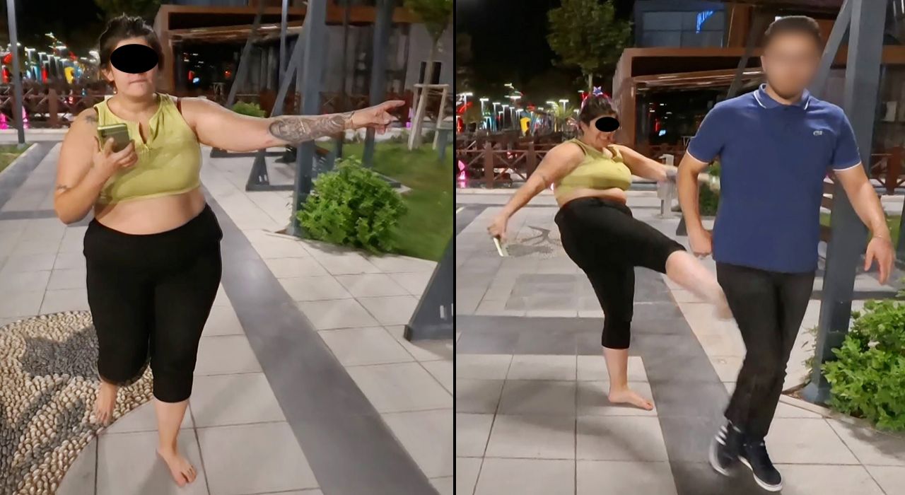 Aksaray’da yardım isteyen kadın vatandaşlara saldırdı