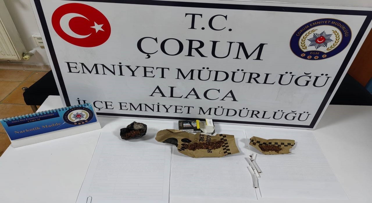 Alacada uyuşturucu tacirlerine operasyon: 1 kişi tutuklandı