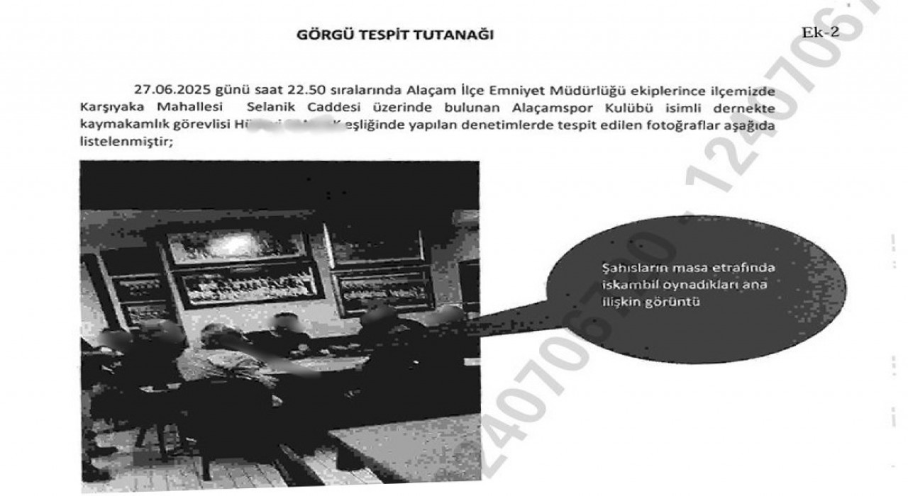 Alaçam Spor Kulübü Derneğine 4 ayda ikinci kumar baskını