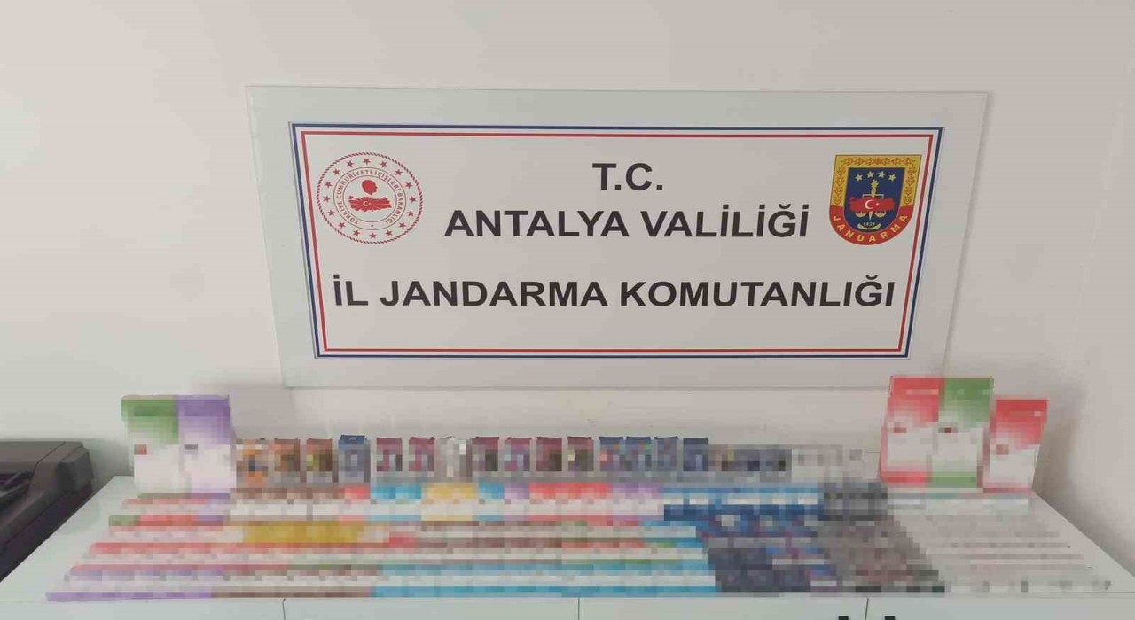 Alanyada kaçak sigara operasyonu
