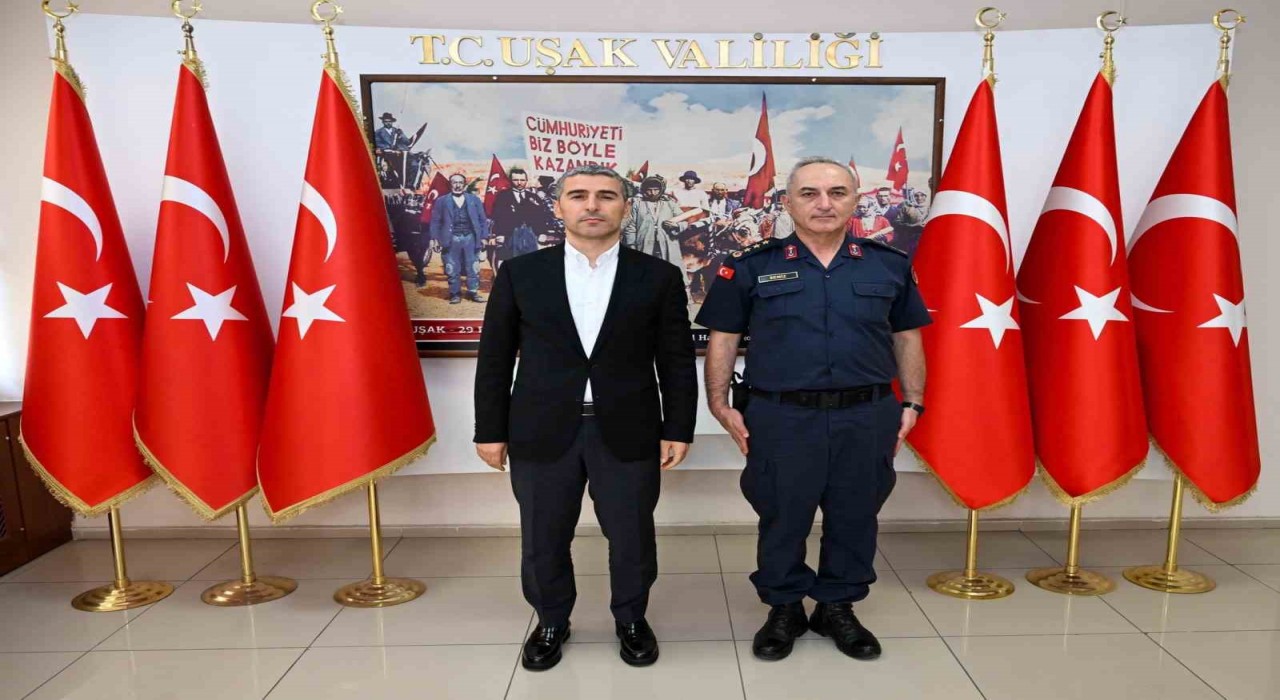 Albay Semizden Vali Aktaşa veda ziyareti