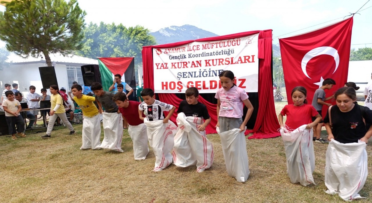 Anamurda Yaz Kuran Kursları şenlikle sona erdi