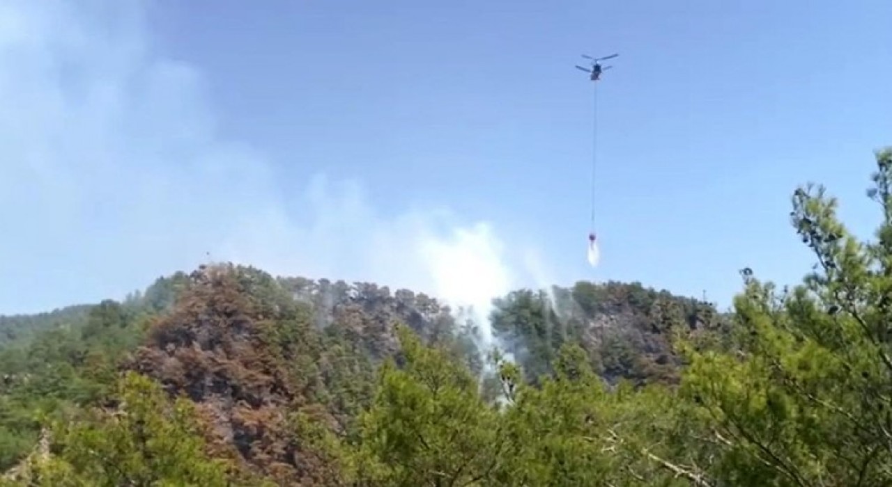 Anamurdaki orman yangını kontrol altına alındı