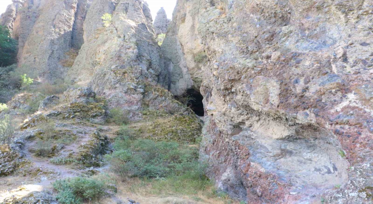 Ankaradaki tarihi İnönü Mağaraları havadan görüntülendi