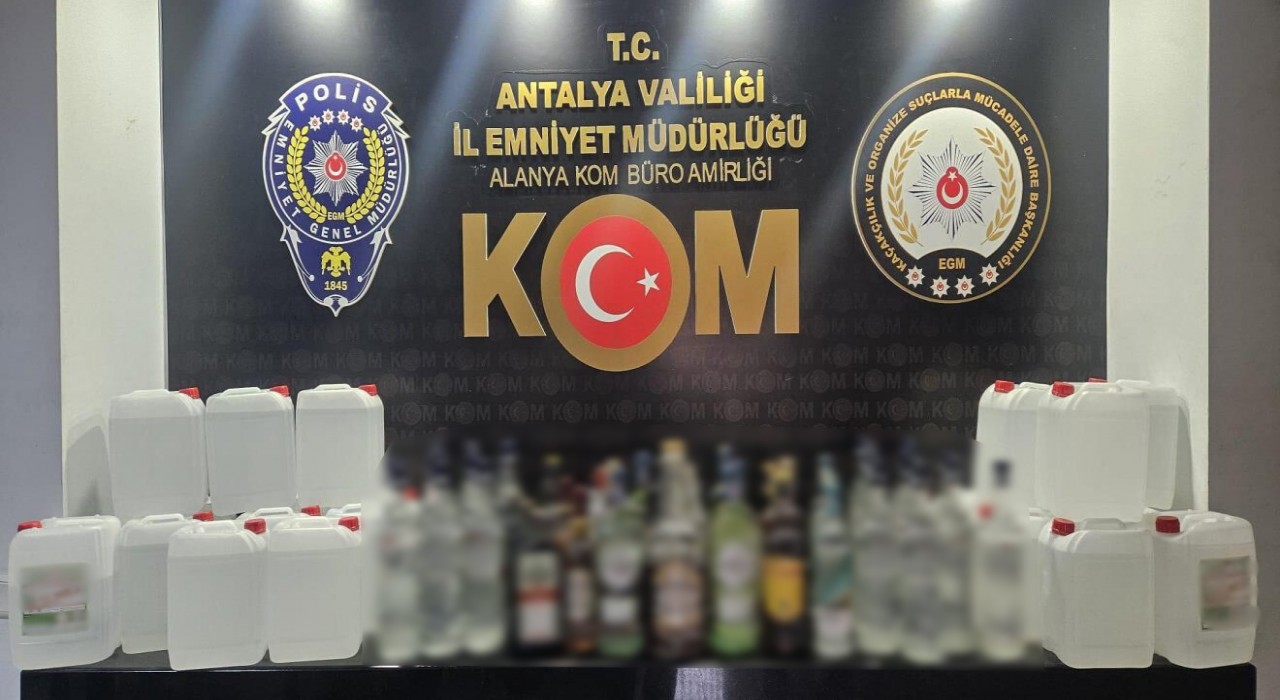 Antalyada bir haftada gerçekleşen denetimlerde 22 tutuklama