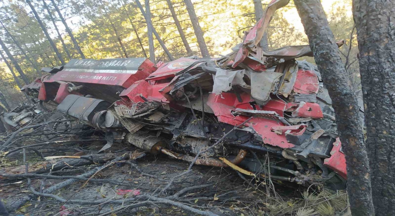 Arazöz şarampole yuvarlandı: 2 yaralı