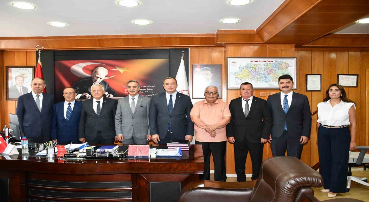 Aydın Ticaret Borsası yönetimi, İl Tarım ve Orman Müdürü Temizle görüştü