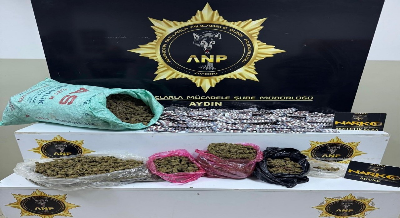 Aydında 10 kilogram uyuşturucu yakalandı: 2 kişi tutuklandı