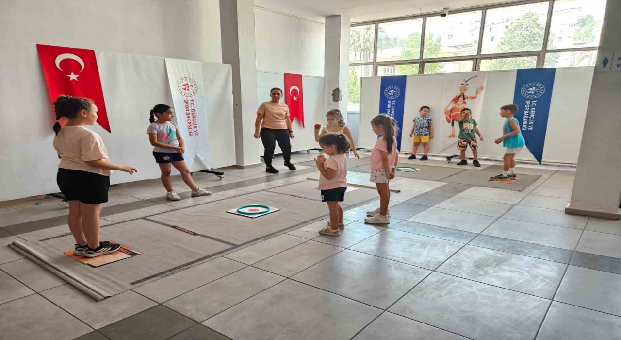 Aydında yaz spor okulları dolu dolu geçiyor