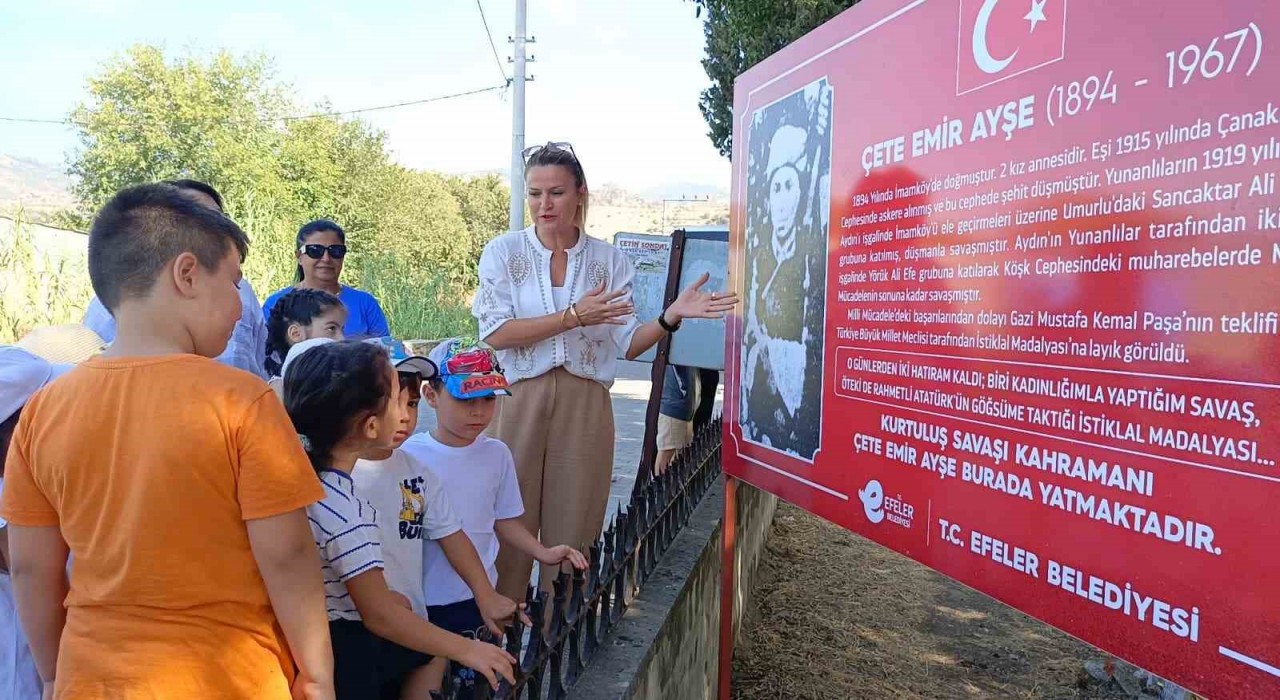 Aydınlı minikler Milli Mücadele kahramanlarını tanıdı