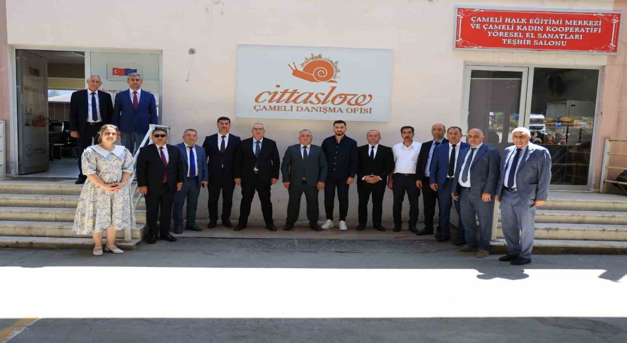 Azerbaycan heyeti Çamelinin Sakin Şehir süreci hakkında bilgi aldı