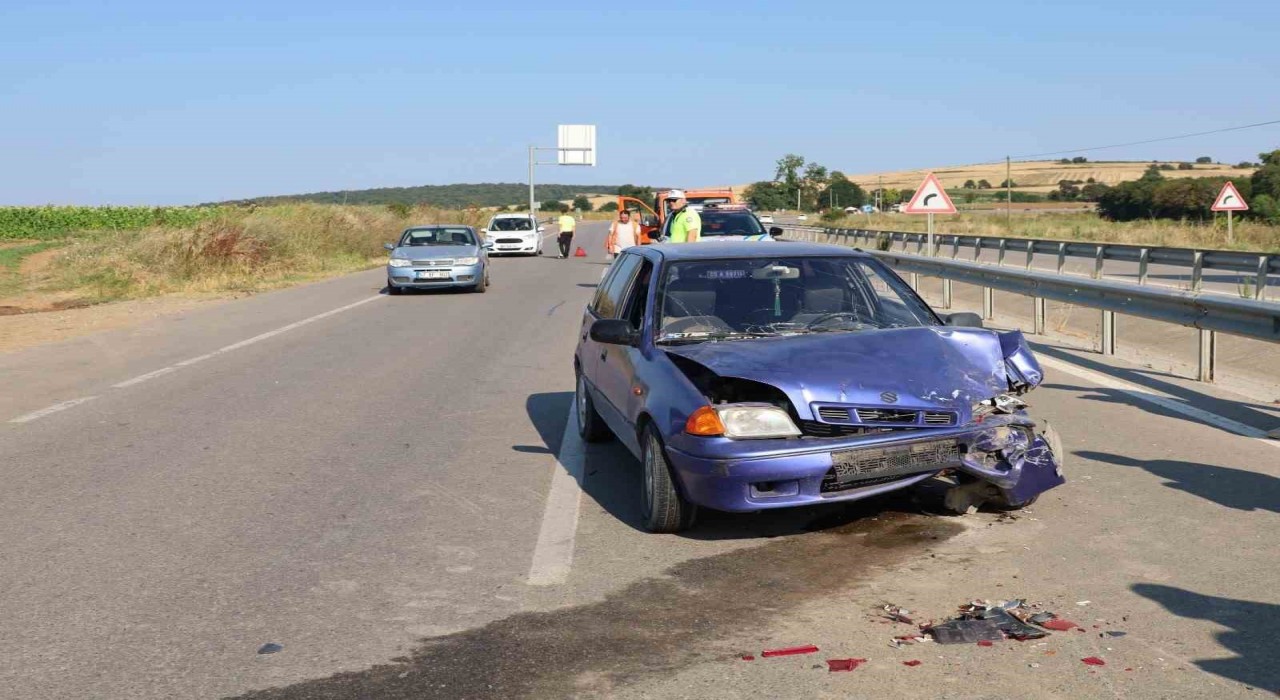 Bafrada trafik kazası: 4 yaralı