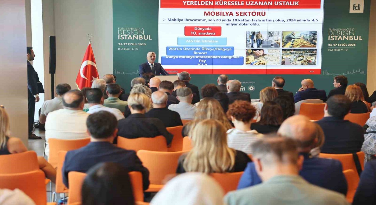 Bakan Bolat: Mobilya sektöründe 2024 yılı itibarıyla 4,5 milyar dolar ihracat gerçekleşti