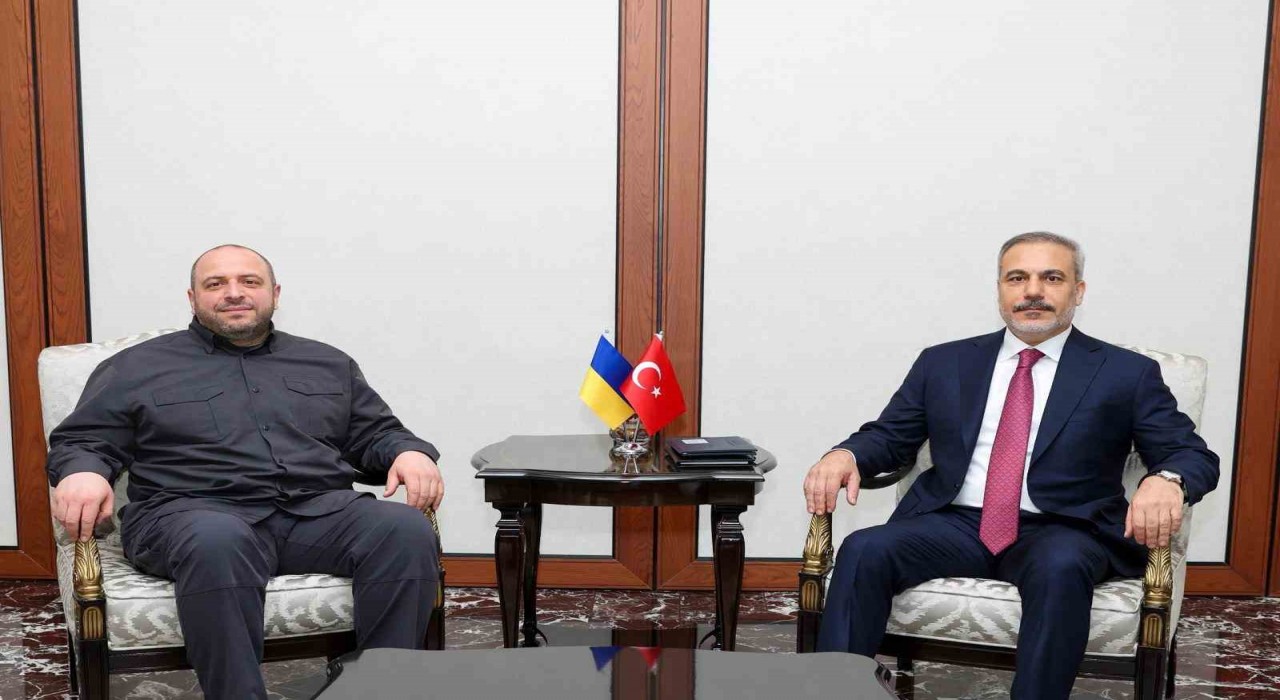 Bakan Fidan, Ukrayna Milli Güvenlik ve Savunma Konseyi Sekreteri Umerov ile görüştü