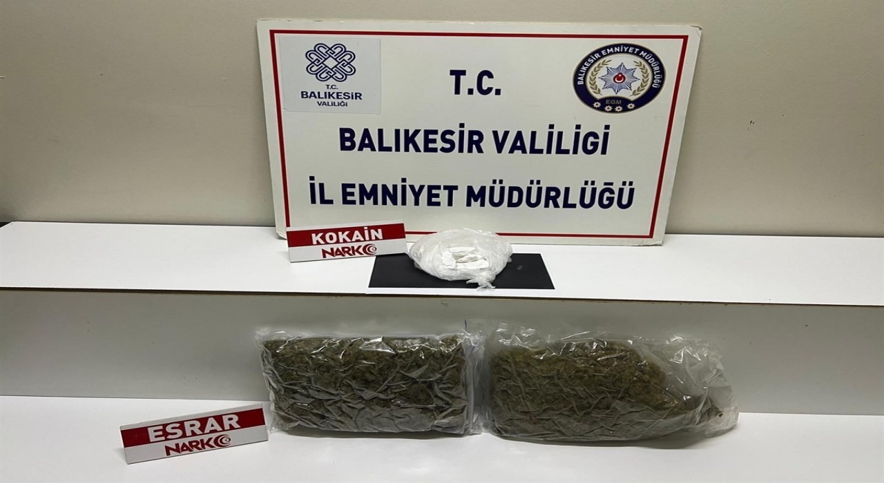 Balıkesirde uyuşturucu operasyonu: 1 tutuklama