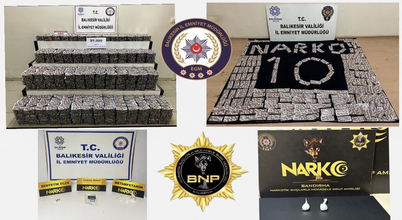 Balıkesirde uyuşturucu operasyonu: 6 tutuklama