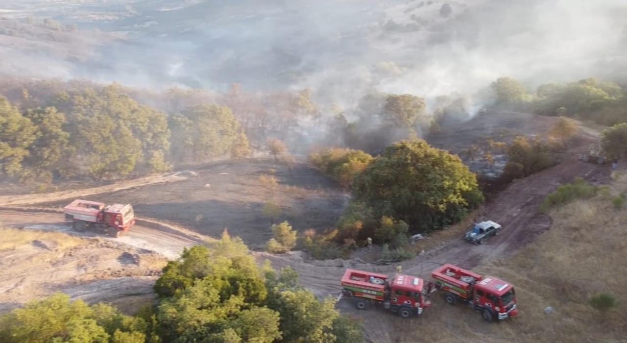 Balıkesirdeki orman yangını kontrol altına alındı