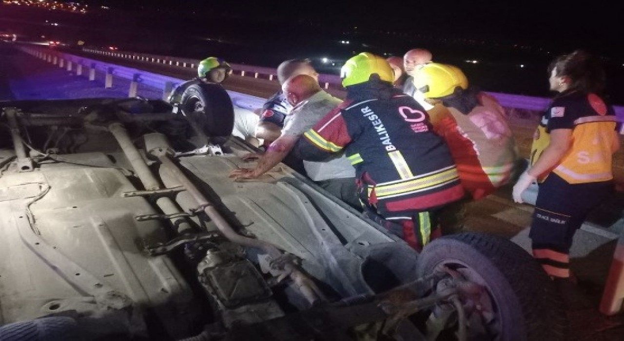 Bandırma-Susurluk Karayolunda trafik kazası: 1 kişi yaralandı