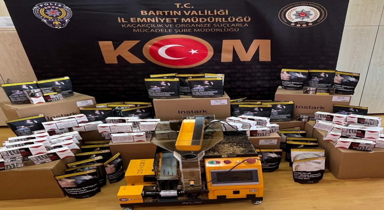 Bartında tütün ve makaron operasyonu