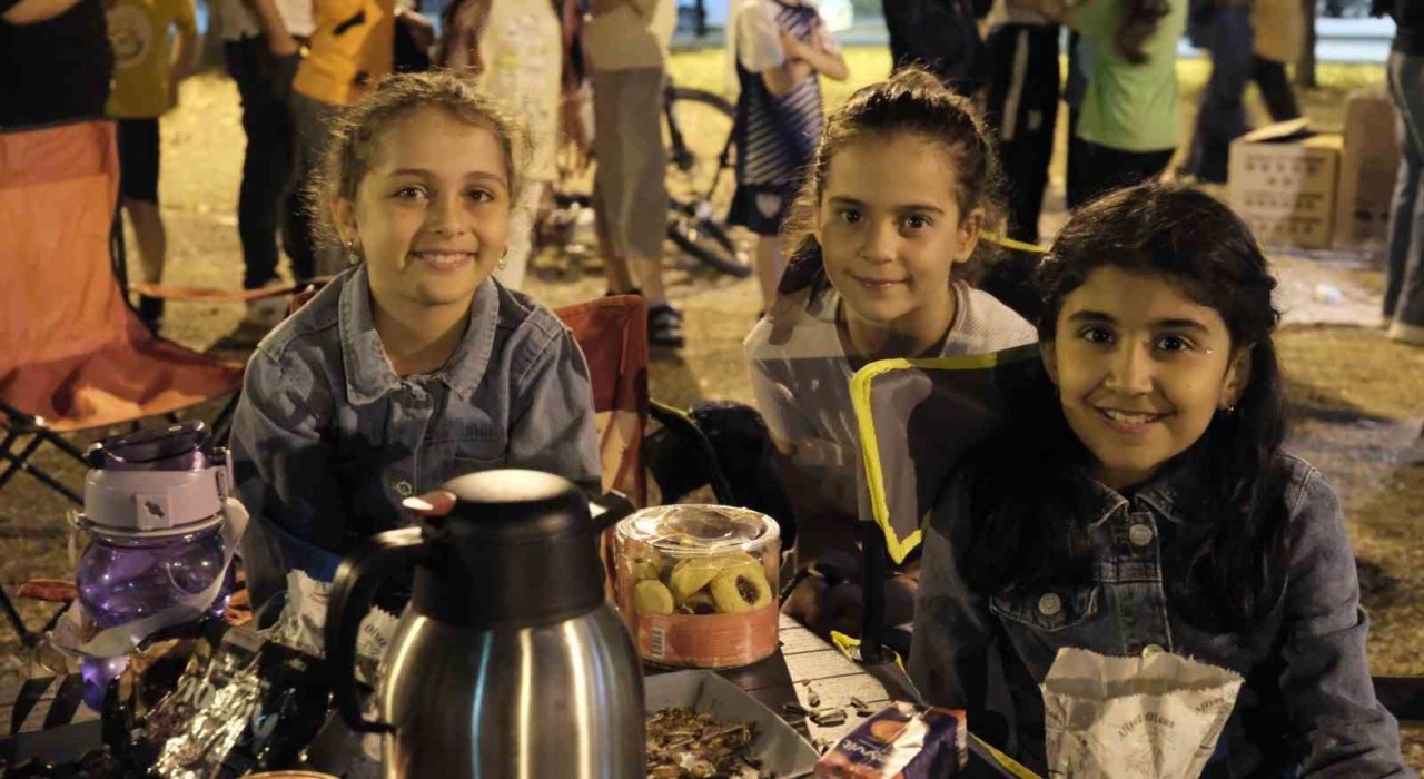 Başiskelede çocuklar için açık hava sineması etkinliği