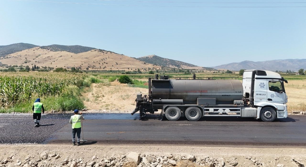 Başkan Çerçioğlundan Çineye yol yaptırımı