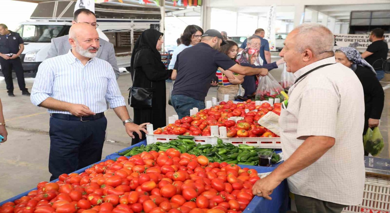 Başkan Çolakbayrakdara Ekolojik Pazar teşekkürü